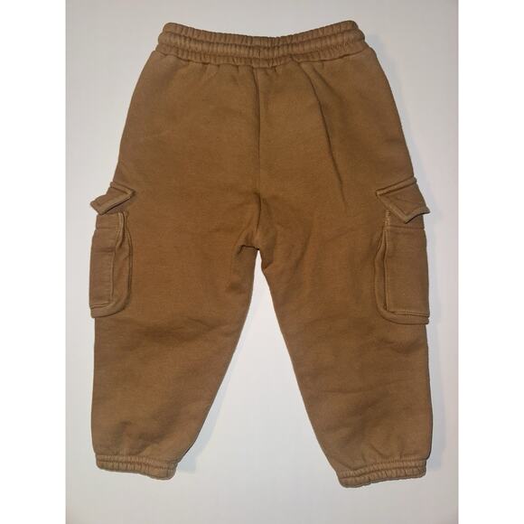 Shop Sova Toddler Cargo Joggers 2T Neutral Fleece Pants Lot Brown Black - Picture 5 of 9